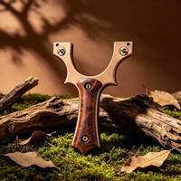 Slingshot de chasse professionnel Piaoyu, nouveau design, en alliage, avec bande plate en caoutchouc résistante, slingshot durable