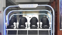 Precio de fábrica Simulador 9D de 4 plazas Plataforma dinámica Multijugador VR Cinema Machine Solución de parque temático de realidad virtual interior