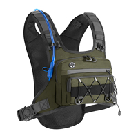 Sac de poitrine multifonctionnel pour course en plein air, sac à dos de rangement sportif pour marathon, randonnée, camping, hommes et femmes
