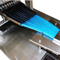 Machine d'emballage automatique pour bonnets bouffants jetables en non-tissé, pour filets à cheveux médicaux et couvre-chefs anti-poussière