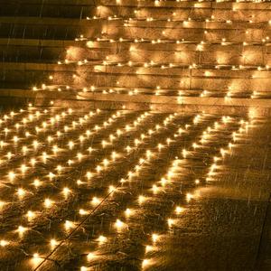 ไฟ LED ตาข่ายขนาดใหญ่สำหรับภายนอกอาคาร 6 เมตร 4 เมตร 480 หลอด LED แสงวอร์มไวท์ DC24V IP65 ระดับวิศวกรรม สำหรับตกแต่งสวน กันน้ำ - Product Image 2