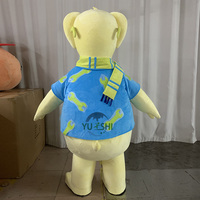 Mascottes d'animaux personnalisées pour les yeux Accessoires d'événement pour chiens Modèle interne d'épreuvage 3D Sculpture sur tissu Matériau en caoutchouc avec conception 3D