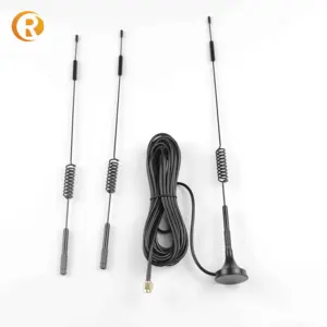 2 Cái 2.4GHz 5GHz Băng Tần Kép Nghiêng Cao Su Vịt WIFI Antenna 6DBi Pigtails Với Ufl RP-SMA Nối