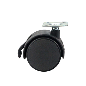 Jiufa Furniture Casters 40/50mm With Brake Swivel <b>Wheel</b> For Bed Cabinet Table - Product Image 4