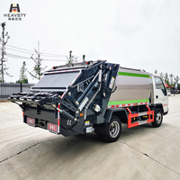Mini-châssis HEAVSTY 5,5 m³ pour véhicule de collecte de déchets à compression diesel, plaque bleue, pour Foton Times CLW5040ZYSBDP