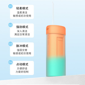 Hydropulseur Dentaire Électrique Portable 250 ml avec Réservoir Intégré, Étanchéité IPX7, Chargement Type-C, 4 Modes de Pression - Product Image 1
