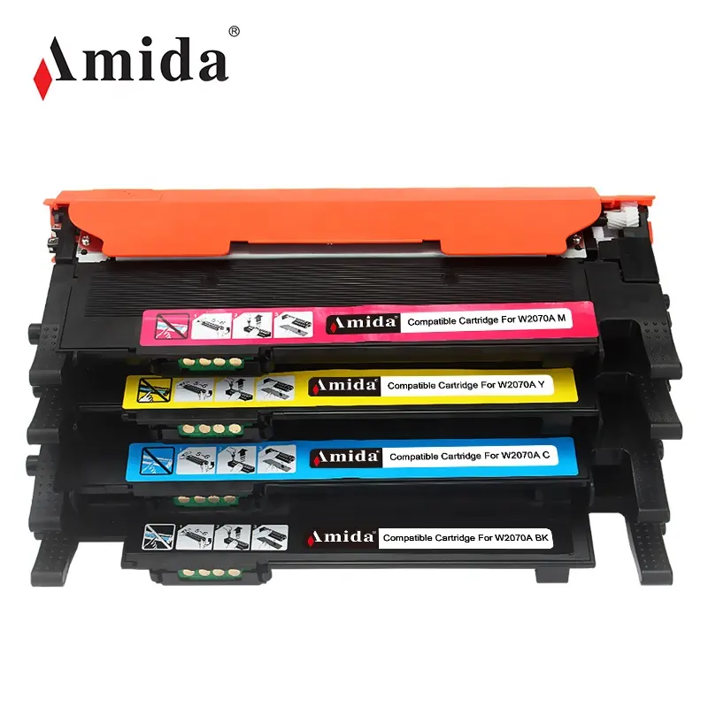 Цветной тонер Amida W2070A W2071A W2072A W2073A 117A совместим для HP Color LJ Pro 150A/MFP 178/179 принтера