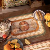 Set de table en cuir, style moderne minimaliste, luxe discret, lavable, imperméable et résistant à l'huile