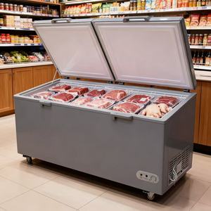 Tủ đông ngang thương mại hai cửa công suất lớn, tủ đông chất lượng cao phù hợp cho các thành phần đông lạnh - Product Image 1