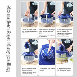 آلة تقشير العنب المنزلية الصغيرة الجديدة، آلة تقشير البرقوق الأوتوماتيكية المنزلية، مقشرة فواكه كهربائية - Product Image 4