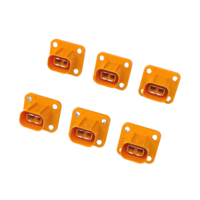 Ampère 2 voies Heavy Duty Panel Mount Housing Header 250A HVA280 EV Connecteur Socket 2103124-1 avec contacts en cuivre Matériau en nylon