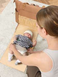 Bolsa DE LA COMPRA Bolsa de pañales Tote, Bolsa de pañales Mochila Ara <span class=keywords><strong>Bebe</strong></span> con cambiador, 14 bolsillos de gran capacidad - Product Image 5