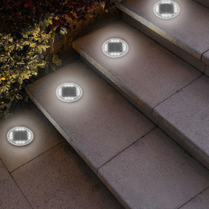 Luz LED <span class=keywords><strong>Solar</strong></span> Subterránea IP68, Iluminación de Cubierta Integrada con Energía <span class=keywords><strong>Solar</strong></span> para Jardín y Carretera, Luces LED Solares de Exterior de Primera Calidad - Product Image 2