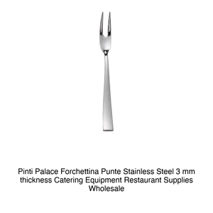 Tenedor de 2 puntas Pinti Palace, acero inoxidable 18/10, Pintinox de 3 mm de grosor - Product Image 2