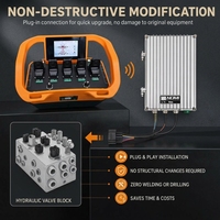 Control Remoto Industrial TYC236 12V 24V IP67 con Nivelación de un Solo Toque para Plataforma de Perforación sobre Orugas 500m NOMI