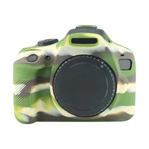 Funda de cámara de silicona segura profesional, carcasa de cuerpo para <span class=keywords><strong>Canon</strong></span> EOS <span class=keywords><strong>2000D</strong></span> (camuflaje) - Product Image 1