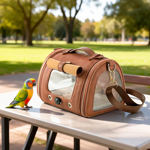 Bolso de Transporte <span class=keywords><strong>para</strong></span> Mascotas, Diseño Anti-Escape, Portátil, Tipo Bandolera, <span class=keywords><strong>para</strong></span> Invierno, <span class=keywords><strong>para</strong></span> Loros y Aves - Product Image 2