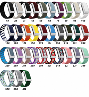 Bracelets de montre en silicone à motif imprimé en nylon pour Whoop 5.0/MG Sport, bracelets de remplacement pour hommes et femmes
