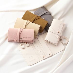 PandaSew porta gioielli da viaggio Organizer rotolo gioielli sacchetto di stoccaggio personalizzato borsa gioielli con Logo personalizzato - Product Image 6