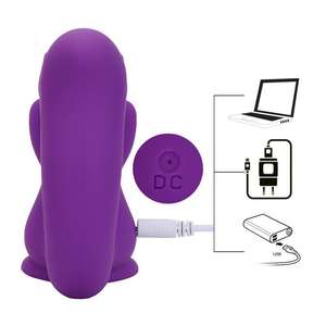 Vibrador de succión de ardilla sexual para mujeres, <span class=keywords><strong>consolador</strong></span> con tapón Anal de punto G bonito, estimulador Vaginal 2 en 1, juguete sexual para adultos, masturbador para mujeres - Product Image 4