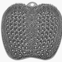 Tapis de douche suspendu pour le nettoyage des pieds, exfoliant multi-brins doux, avec ventouses antidérapantes, masseur de pieds