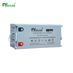 Painel solar inversor gel 6gfm-200, bateria de painel solar profundo para sistema solar - Product Image 1