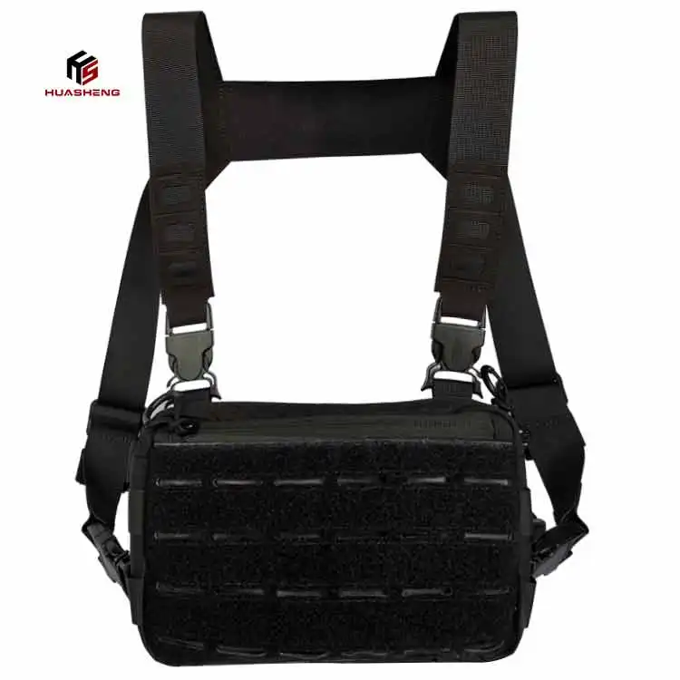 OEM Custom Quick Release Tactical Front Chest Rig Vest tracolla regolabile borsa a tracolla a tracolla