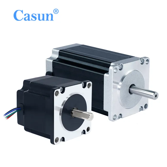 Casun สเต็ปเปอร์มอเตอร์3แกนไฮบริด,แรงบิดสูง86มม. ก้าว Nema 23 34เฟส2เฟส1.8องศา CNC