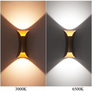 Lámpara de Pared Exterior de Aluminio Moderna Nórdica, LED Impermeable IP65 con Función de Atenuación para Sala de Estar - Product Image 5