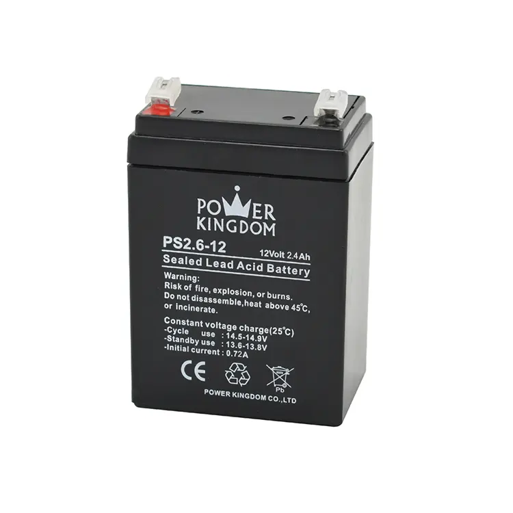 कम moq निर्माता थोक बिजली उपकरण 6fm2.6 (12v2.6ah) रिचार्जेबल लीड एसिड बैटरी लीड एसिड बैटरी 12v 2.6ah
