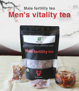 Thé aux herbes naturelles pour la fertilité masculine, marque privée OEM, mélange de maca, ginseng et lycium, sachets de thé énergisant pour le bien-être masculin - Product Image 1
