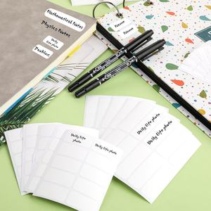 Etiquetas Personalizadas para <span class=keywords><strong>Ropa</strong></span>, Etiquetas de Lavandería Sin Plancha, Etiquetas Autoadhesivas de Tela para <span class=keywords><strong>Ropa</strong></span> Lavable con 2 Marcadores Permanentes para Tela - Product Image 2