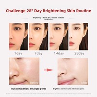 Masque en feuille de collagène biologique et de vitamine C avec arbutine et niacinamide pour un soin anti-âge, éclaircissant et hydratant de la peau