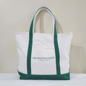 Sac fourre-tout en toile de coton écologique réutilisable personnalisé, avec broderie de logo sur mesure et poignée en corde – Offre spéciale - Product Image 2