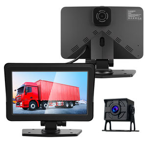 Monitor <span class=keywords><strong>de</strong></span> Camión <span class=keywords><strong>de</strong></span> 7 Pulgadas y 2 Canales HD IPS con Vista Dividida, Monitor <span class=keywords><strong>de</strong></span> Estacionamiento, Grabador <span class=keywords><strong>de</strong></span> Video con 1 Año <span class=keywords><strong>de</strong></span> Garantía para Vehículos Comerciales - Product Image 1