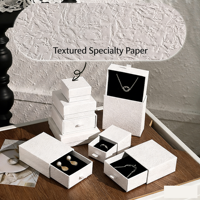Coffret de luxe haut de gamme en papier gaufré écologique pour bijoux, cadre photo, collier, bague, boîte cadeau, sac en papier pailleté personnalisé