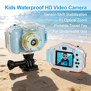 Cámara Sumergible para Niños, Sensor HD, Zoom Óptico, Portátil, Juguete de Viaje, Regalo de Cumpleaños para Niños y Niñas - Product Image 4