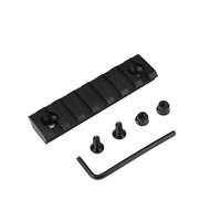 Plateforme de montage modulaire en aluminium sur mesure de 3 pouces à 7 emplacements, base d'équipement de 21 mm pour fixation d'équipement extérieur
