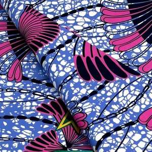 Superbe tissu en organza peigné biologique imprimé batik, nouveau modèle, imprimé africain <span class=keywords><strong>pour</strong></span> chemises de garçons et robes de mariage - Product Image 6