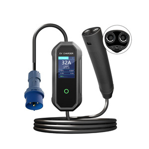 Nacs 7kw 32A แบบพกพาระดับ2 EV ชาร์จในรถสมาร์ท APP WiFi 16A 110V 220V 3.5KW 7kw 5M เทสลาชาร์จแบบพกพา EV สำหรับ<span class=keywords><strong>รถ</strong></span>ยนต์เทสลา - Product Image 3