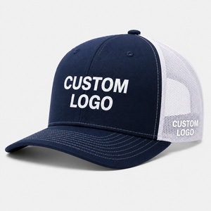Richardson 112 Trucker Hat High Quality Custom Embroidered Logo Snapback Trucker Cap Cotton Gorras Men'S Plain Blank Mesh Hat - Product Image 4