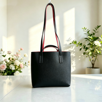 Bolso de Hombro de Cuero Genuino para Mujer, Estilo Simple y Moderno, Bolso Tipo Cubo Bicolor, Estilo Japonés y Coreano, Primavera 2026, Cuero Vacuno Suave