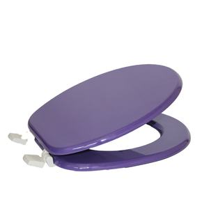 カラー装飾紫便座 - Product Image 1