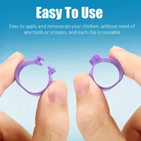 16mm Takmalı Evcil Hayvan Bacak Bantları Plastik Kümes Hayvanları Ayak Halkaları Evcil Hayvan Tavuğu Evcil Hayvan Ördeği Evcil Hayvan Kazı için Tanımlama Etiketleri