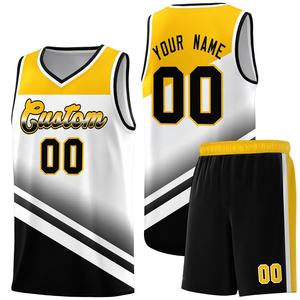 Débardeur imprimé personnalisé de l'équipe-Tenue de sport coordonnée avec noms/numéros de joueur tricoté 100% coton à séchage rapide et écologique - Product Image 2