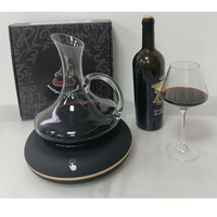 Decantador de Vino Eléctrico Inteligente Automático al por Mayor, Regalo para Amantes del Vino, Botella de Vidrio para Navidad y Cumpleaños