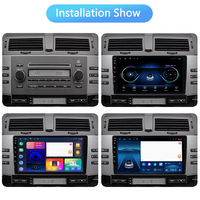 Système multimédia vidéo de voiture 4G pour Toyota Mark 2004-2009 WIFI QLED carplay stéréo android lecteur dvd de voiture autoradio