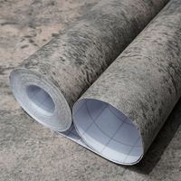 Papier peint auto-adhésif en PVC imperméable et insonorisant à motif géométrique en pierre naturelle pour mur de fond de télévision, hall d'appartement