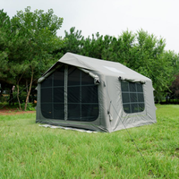 Tente Gonflable Ridge Imperméable en Coton Oxford Résistante au Vent Gonflage Rapide Confortable pour Camping Parent-Enfant Service Personnalisé