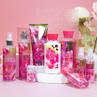 Coffret Cadeau Soins de la Peau : Lait Corporel, Brume Corporelle, Gel Douche, Parfum Femme, Soins Corporels